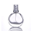 25ml High end flat glass perfume bottle  glass spray bottle with thick base
